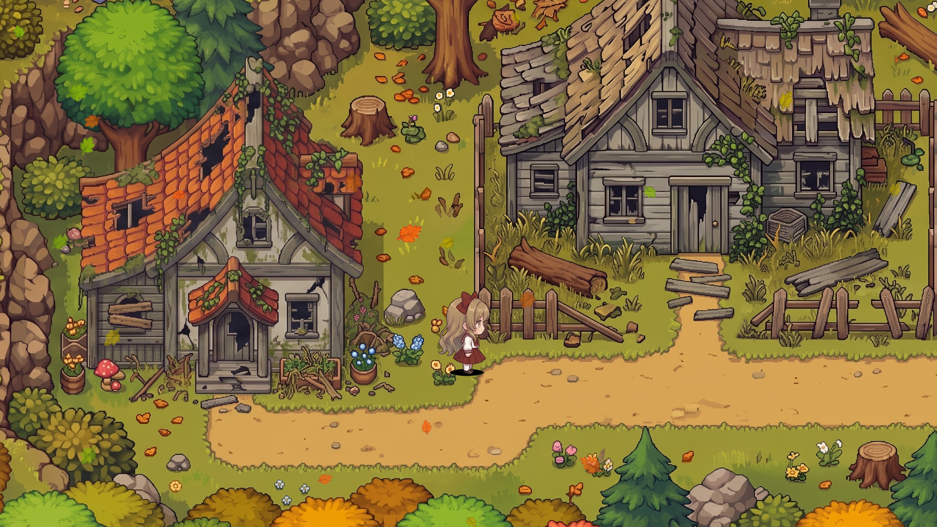 Rose walks through the quiet, timeworn houses of the old quarter